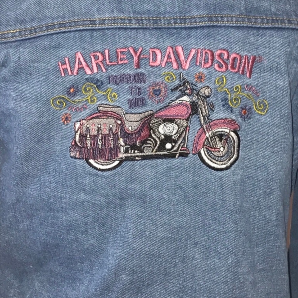 Harley Davidson Girls Jean Jacket